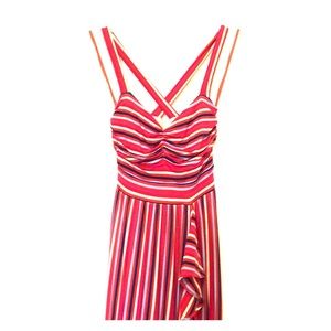 Maeve striped maxi-dress